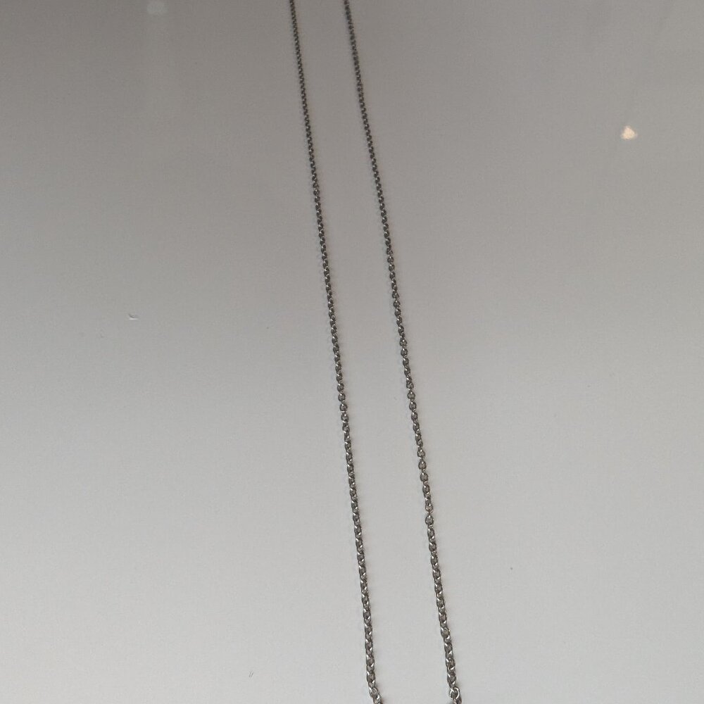 20" silver chain